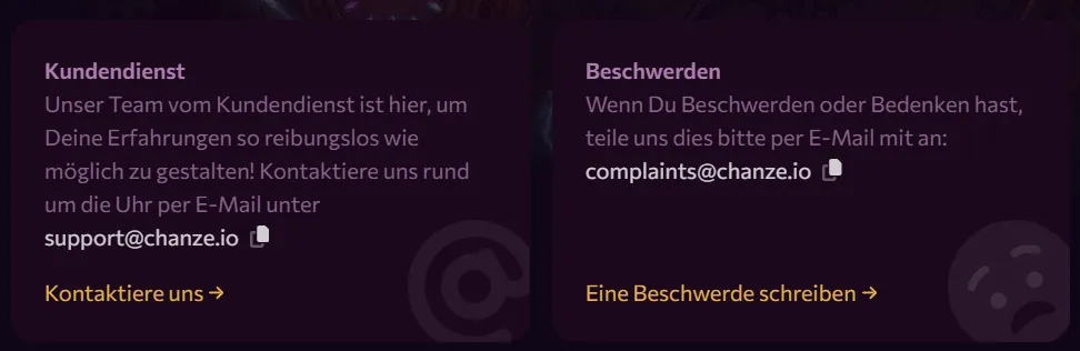 Chanze Casino Hilfezentrum – Support und FAQ für Kunden